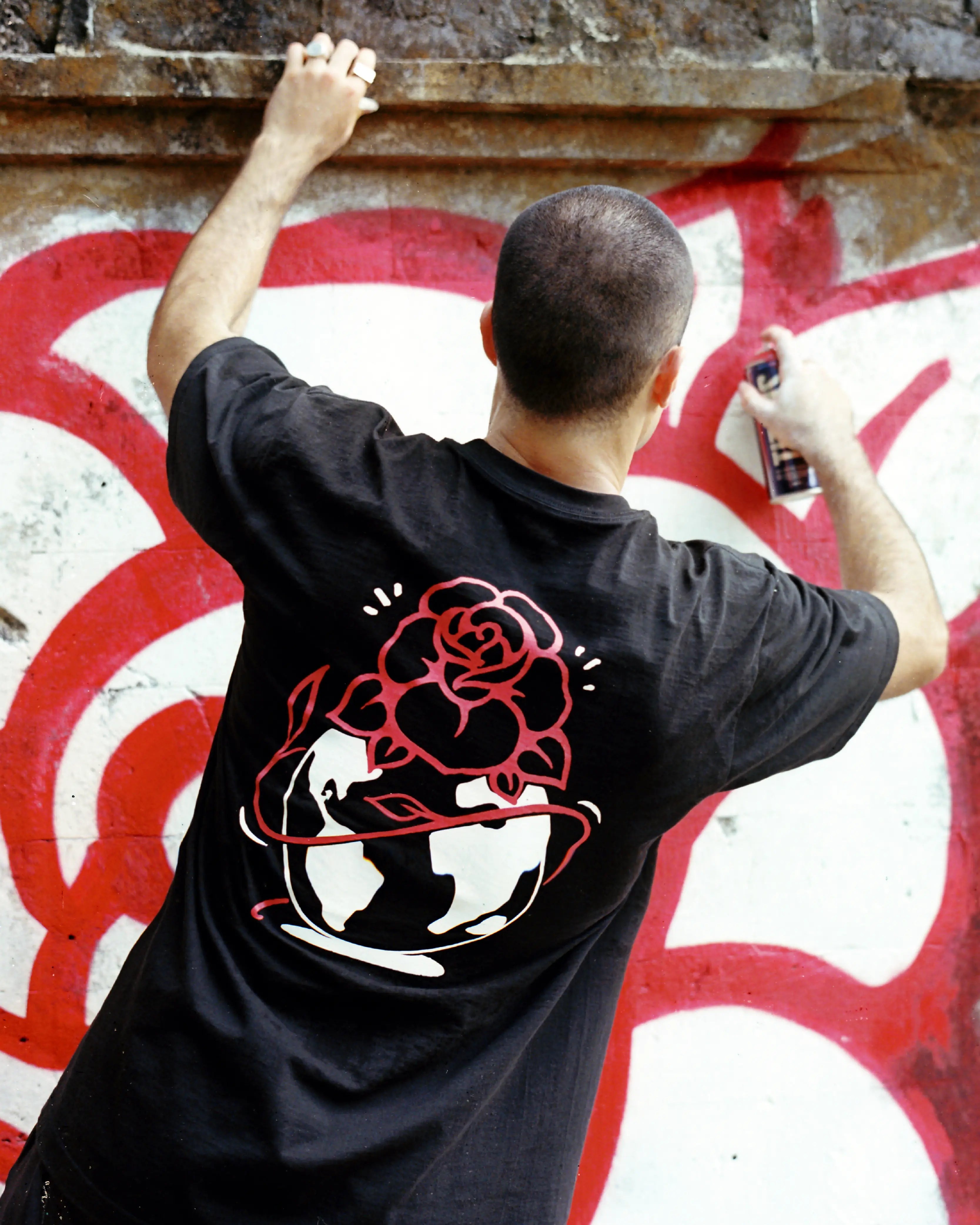 Rose Red Globe Tee